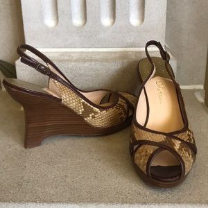 Cole Haan x Nike Air Snakeskin Print Heels 8.5